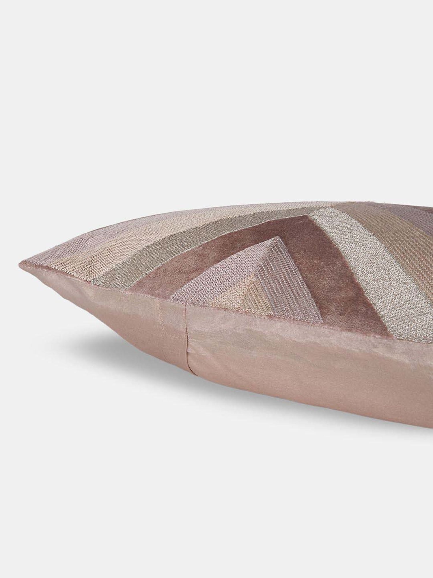 Living Scapes by Pantaloons Beige Fabric Cushion Cover