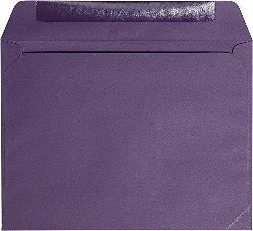 9" x 12" Booklet Dark Purple Solid Envelopes - 25 Envelopes from Paper and More