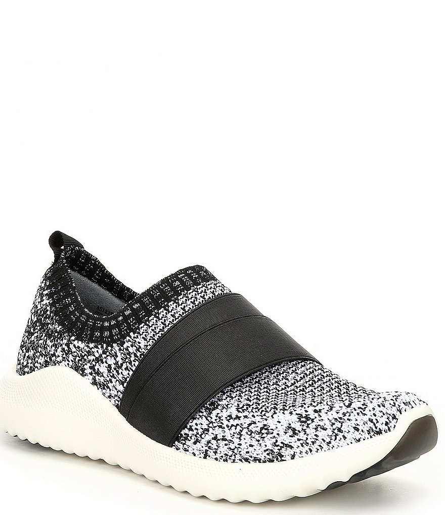 Donald Pliner Pelham Neoprene Mixed Leather Slip-On Wedge Sneakers