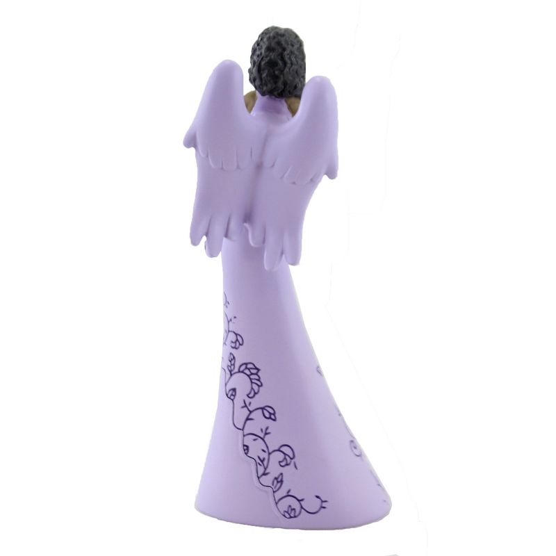 Black Art 8.75" Auntie, You Are My Angel Family Love Flowers  -  Decorative Figurines