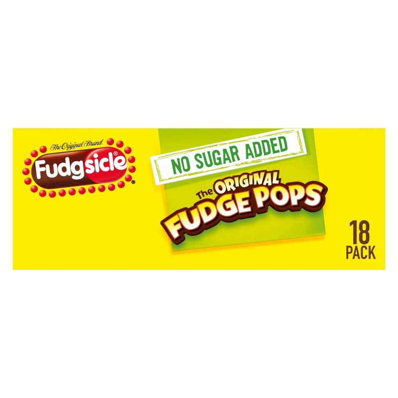 Fudgsicle No Sugar Added Original FudgePops - 18pk