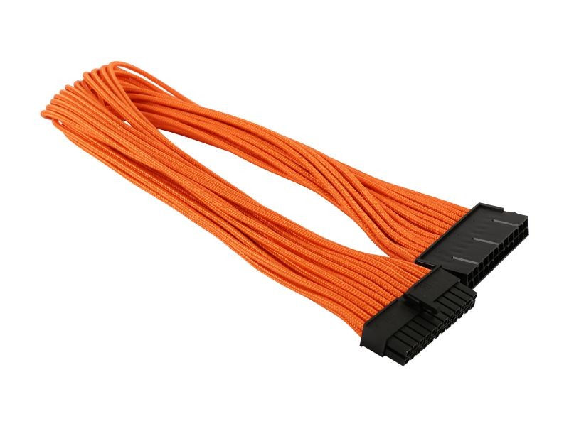 Phanteks PH-CB24P_BW 1.64 ft. (0.50 m) 24 Pin M/B Extension Cable 500mm Length