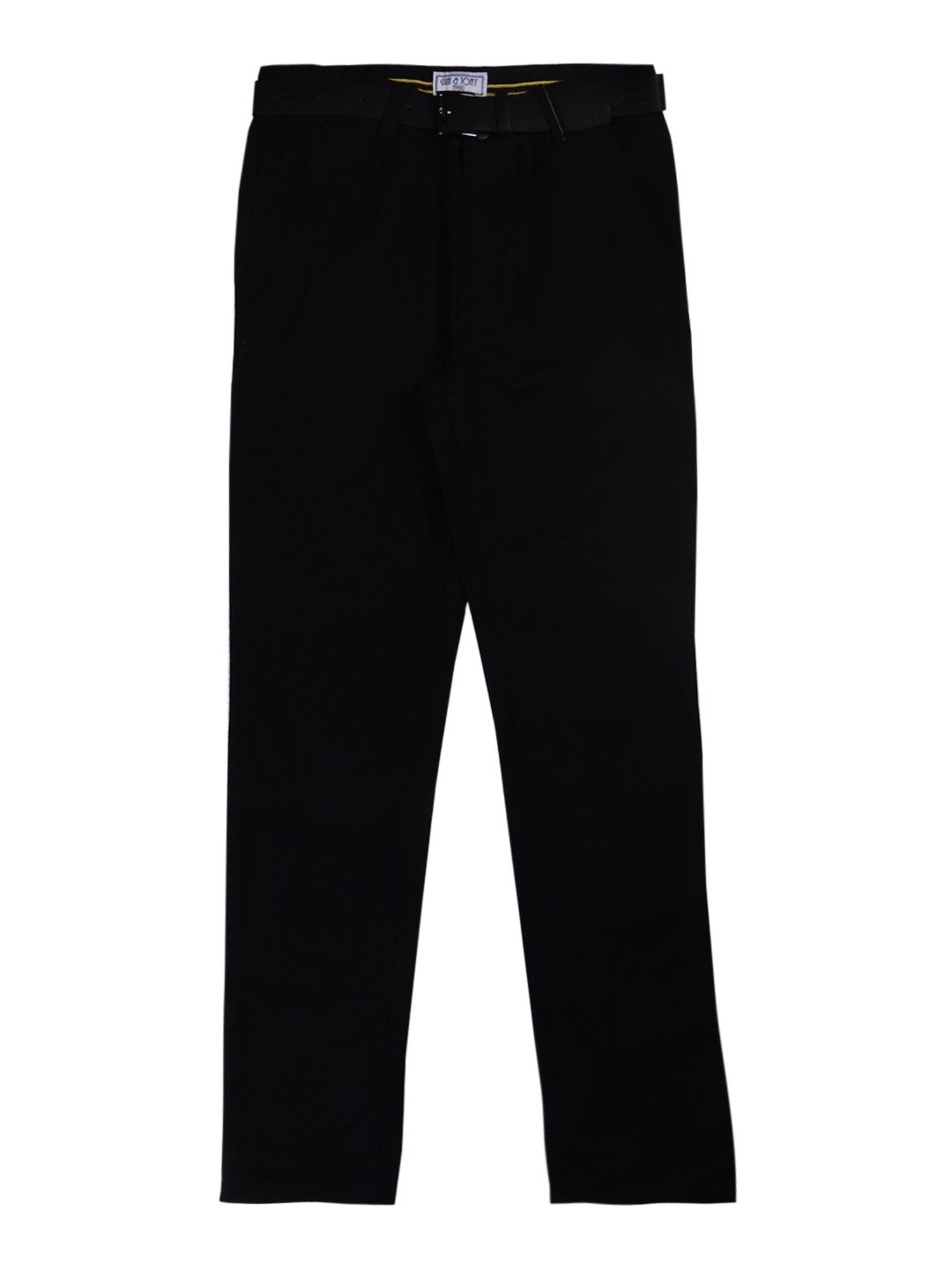 Gini & Jony Boys Black Solid Pants