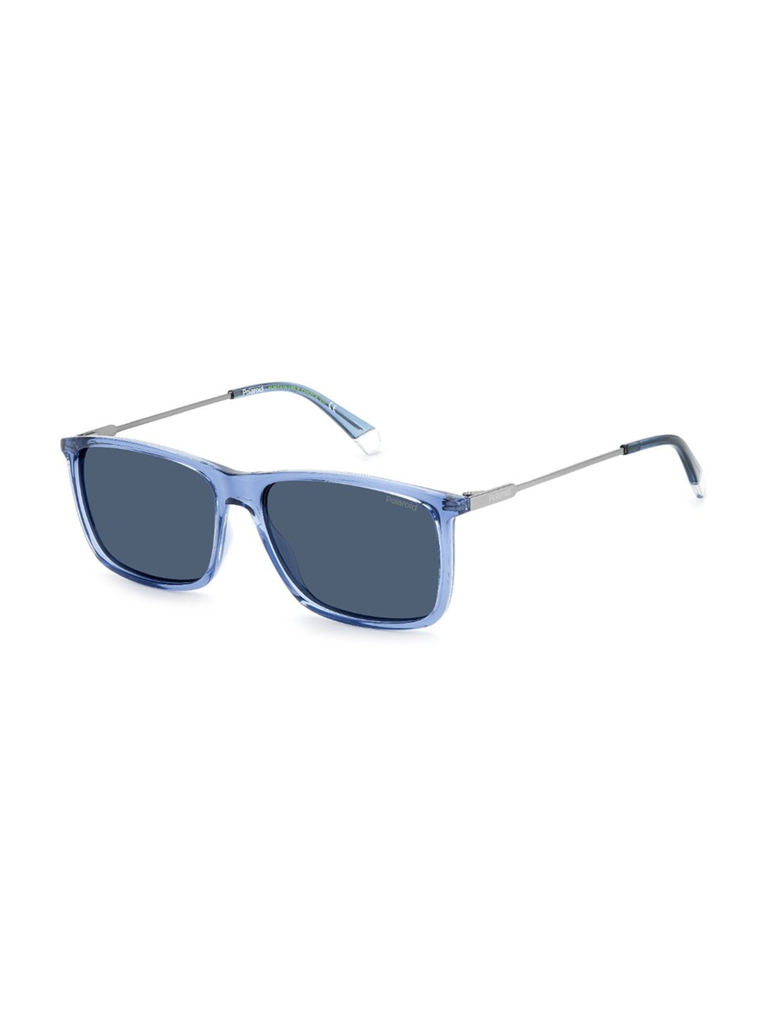 Polaroid Blue Rectangular Sunglasses for Men