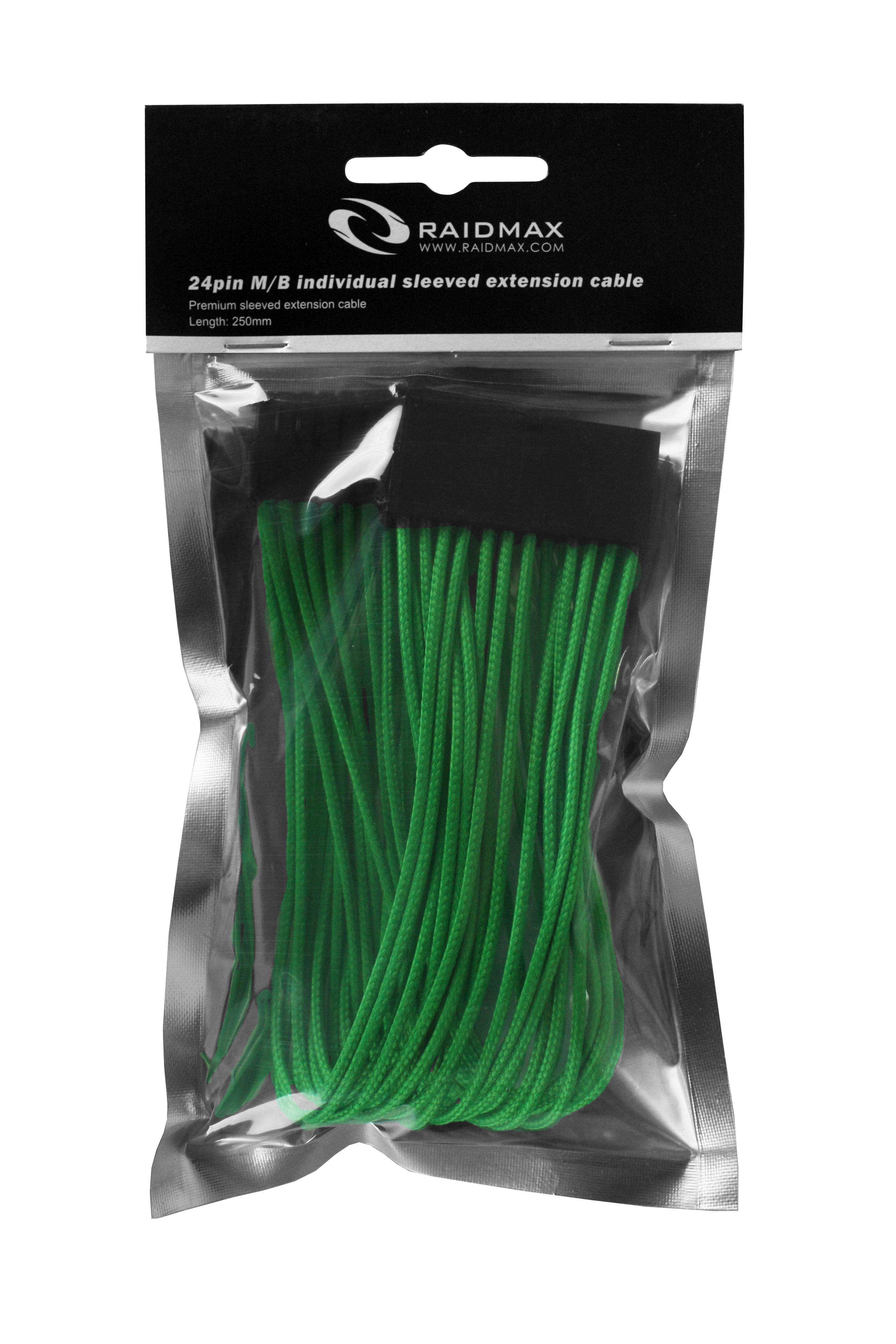 RAIDMAX ATX 24Pin to 20+4Pin PSU Power Supply Extension Cable-Black