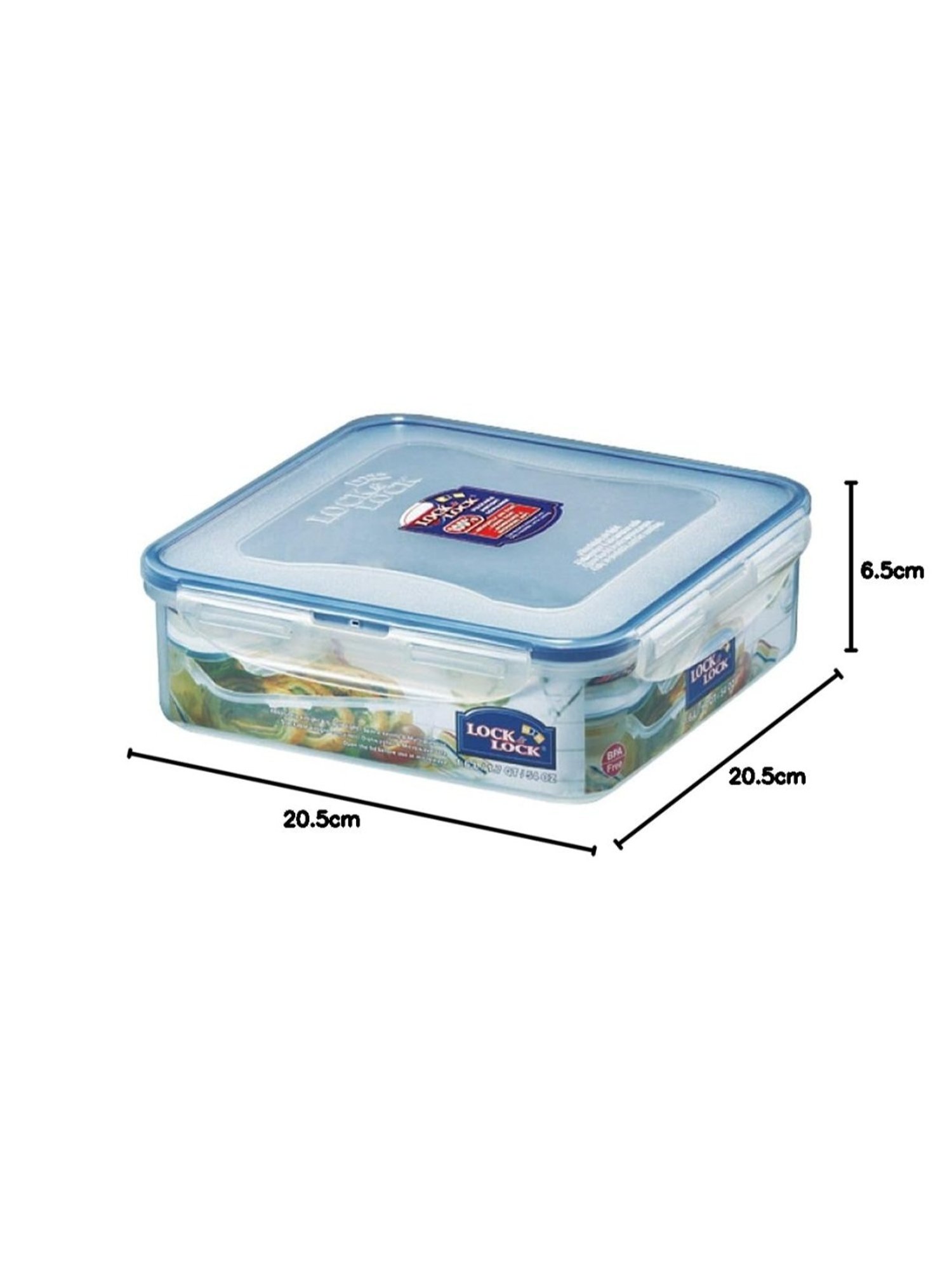 Lock & Lock Transparent Plastic Container - 1.6L