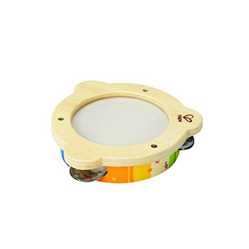 hape mr. tambourine kid's wooden instrument