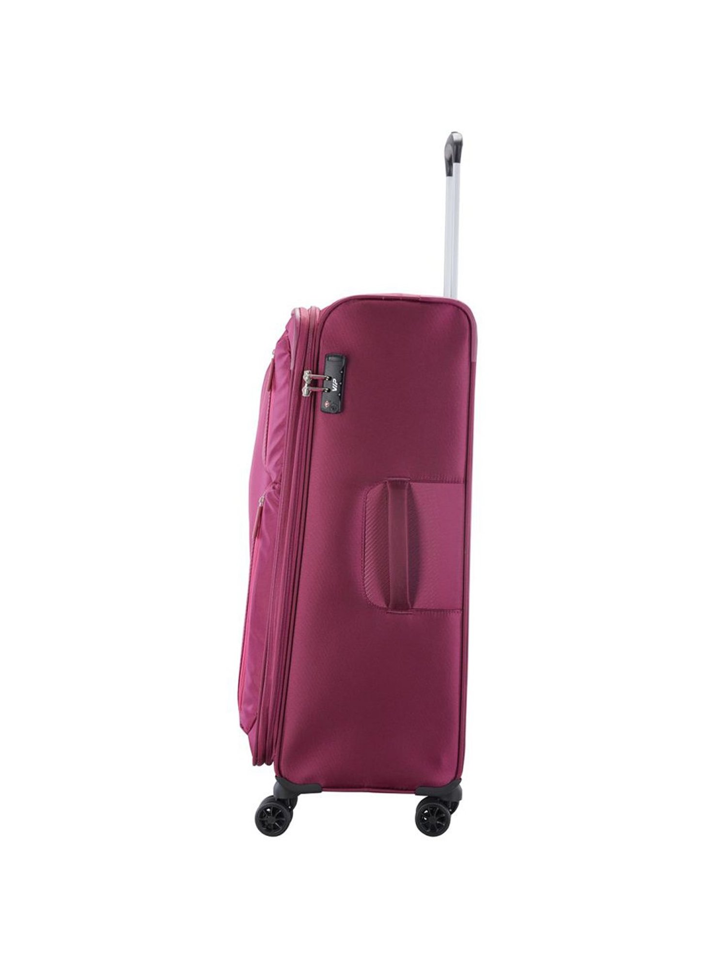 VIP Adept Red Solid Soft Large Trolley Bag - 32 cm
