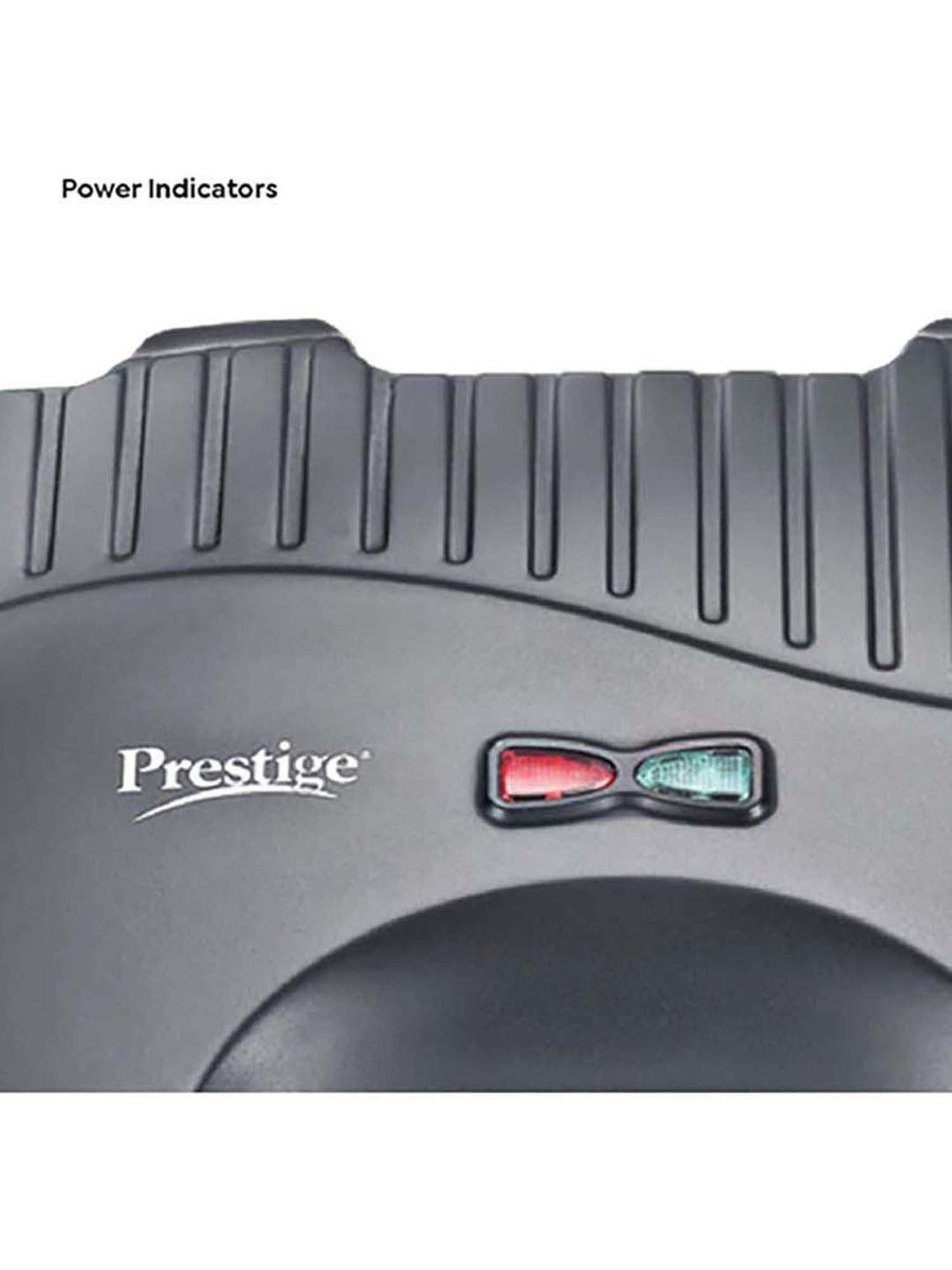 Borosil Sandwich Maker 700W Non Stick Coating (Black)