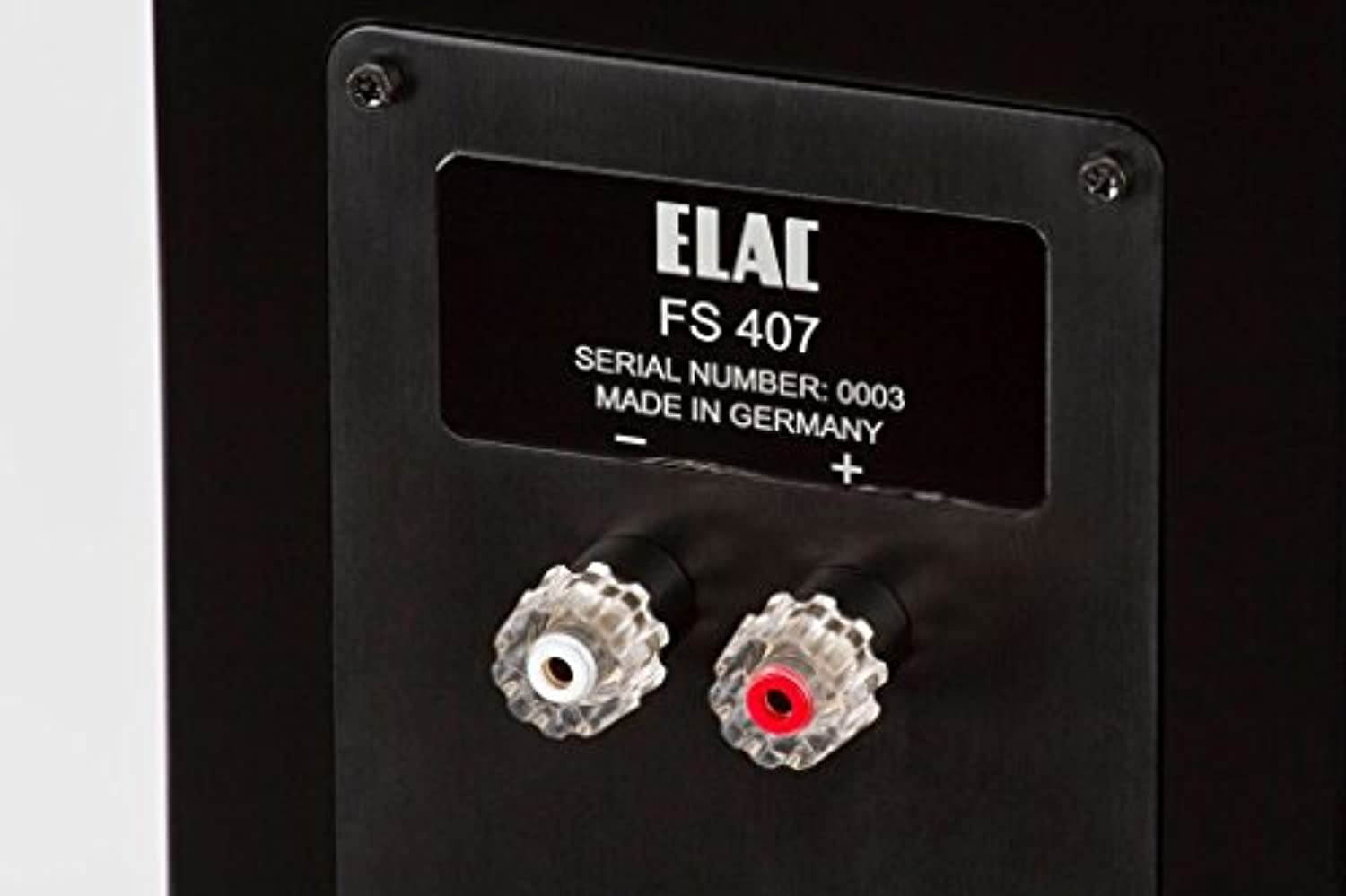 ELAC FS407 Floor Standing Home Speaker (Black) (FS407-GB)