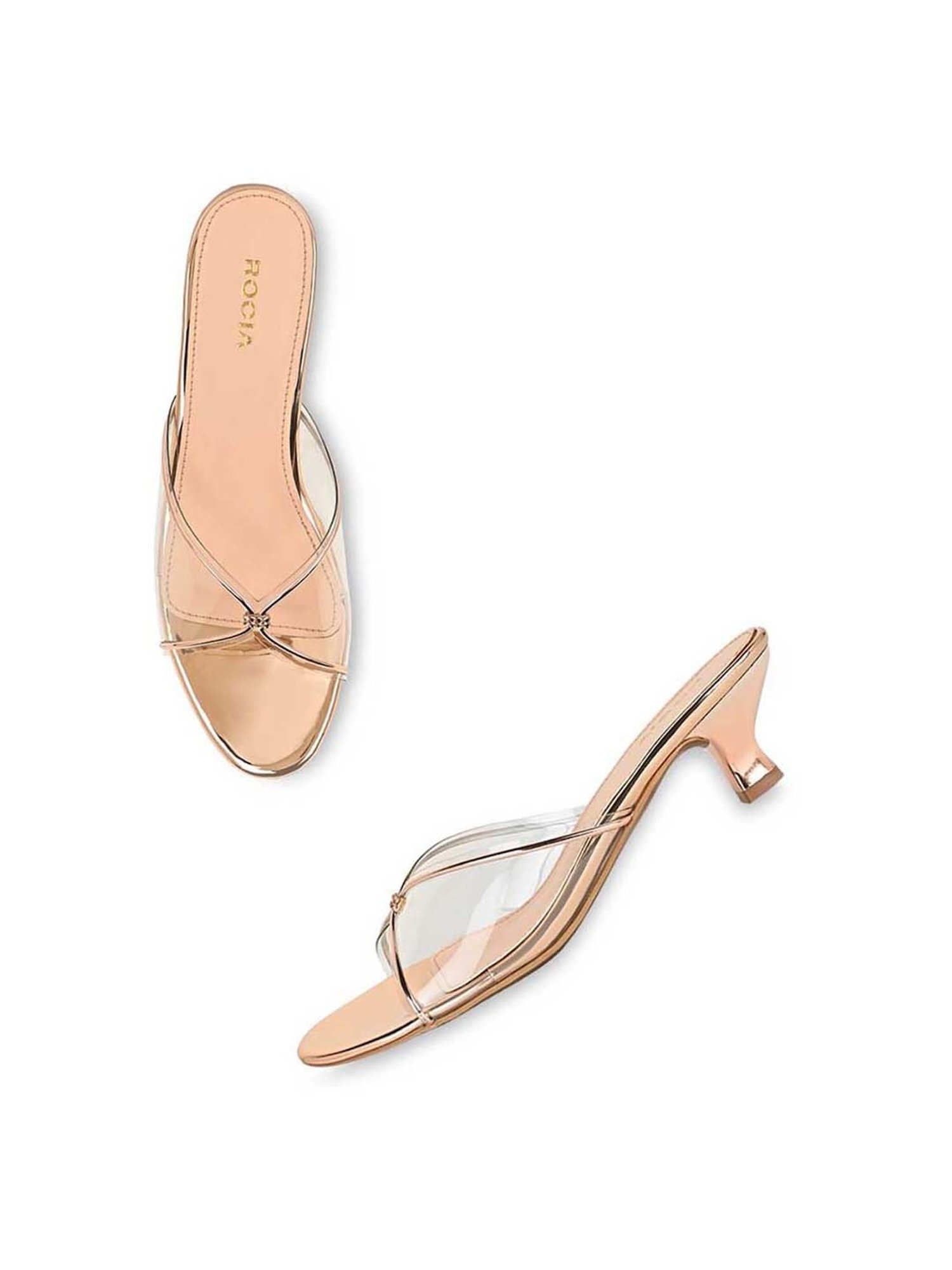 Rocia by Regal Women's Rose Gold Casual Sandals