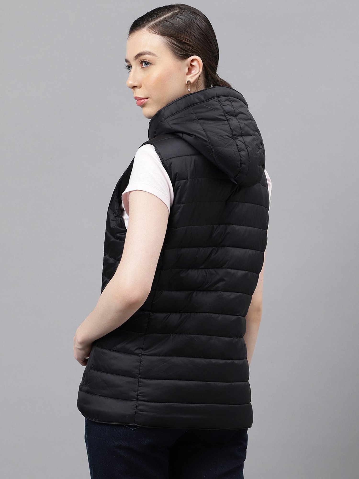 Woods Black Quilted Jacket