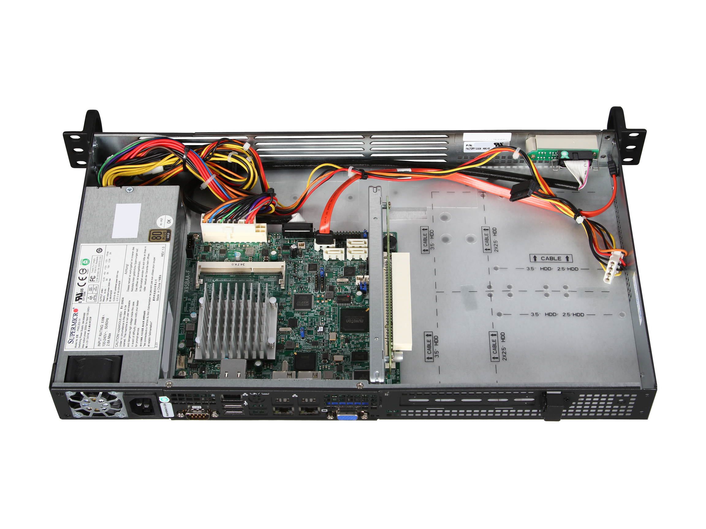 SUPERMICRO SuperServer SYS-5017A-EF 1U Rackmount Server Barebone