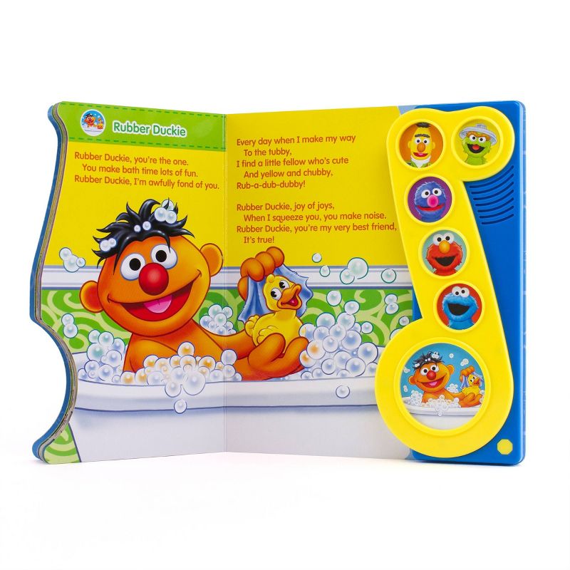 Sesame Street - Rubber Duckie Bath Time Tunes - Little Music Note Sound Book (Board Book)