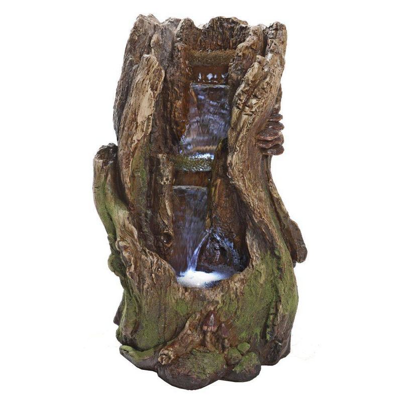 Columbia Falls Illuminated Garden Fountain - Acorn Hollow