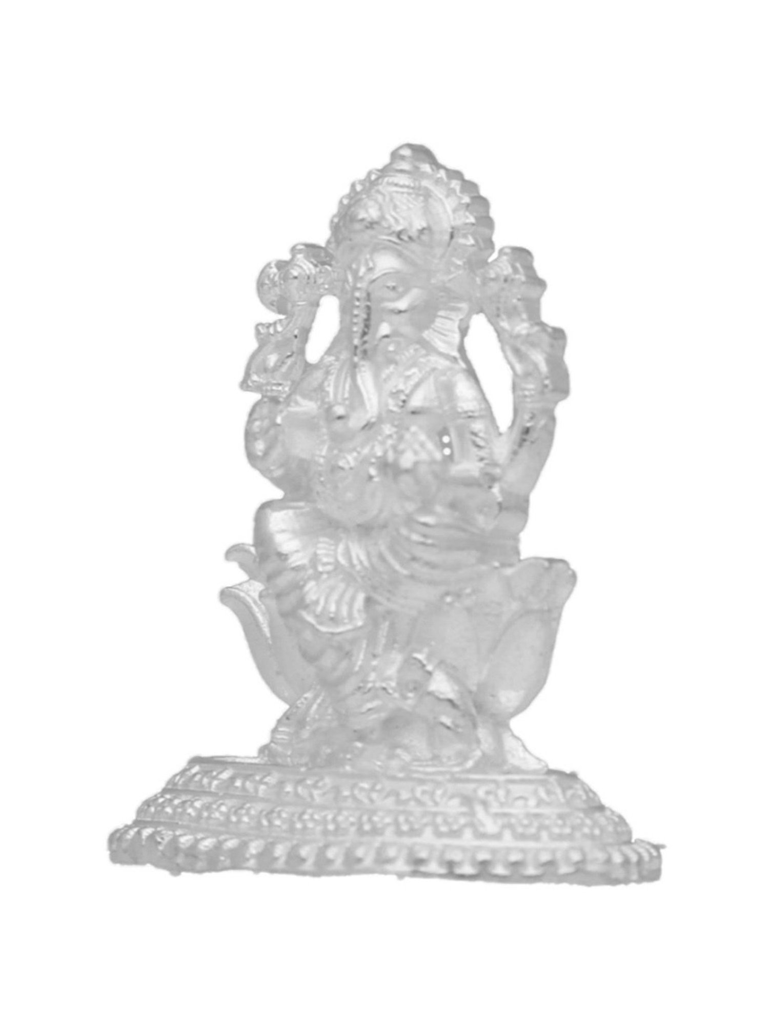 Sri Jagdamba Pearls 0.8 Silver Lambodara Divine Idol - 10 gm