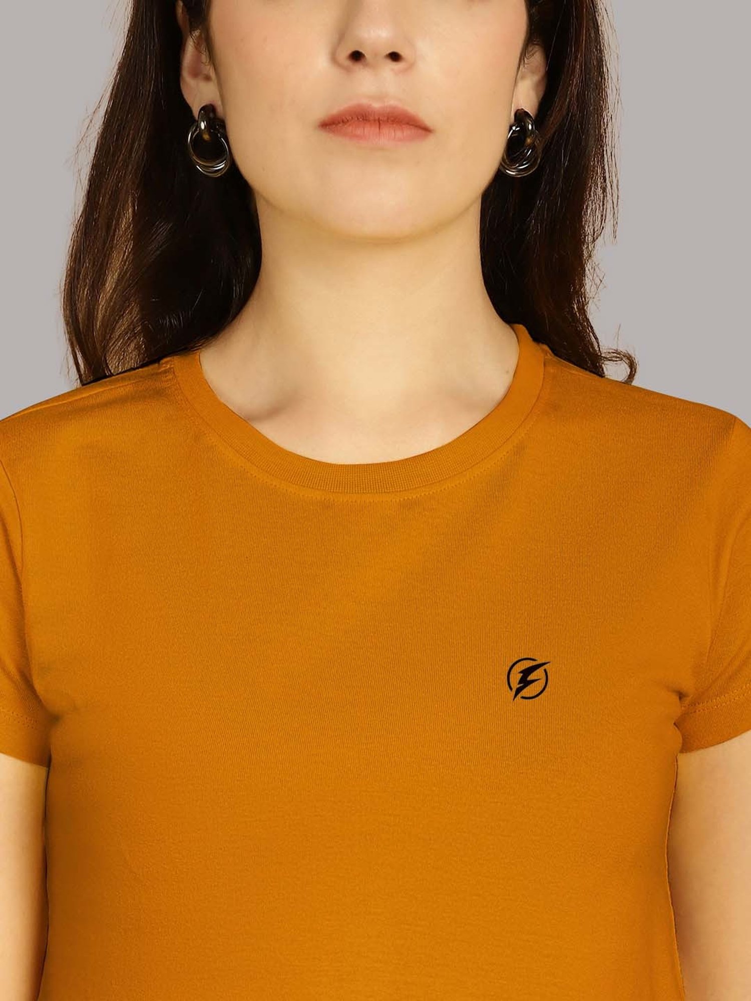 Friskers Mustard Cotton T-Shirt