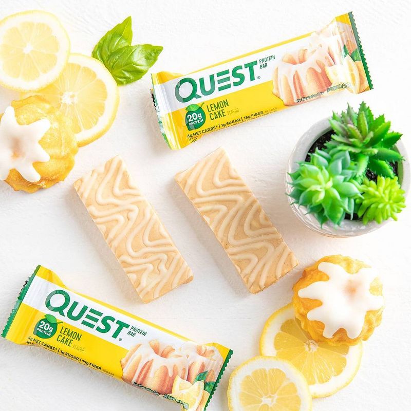 Quest Nutrition Lemon Cake Bar - 4ct