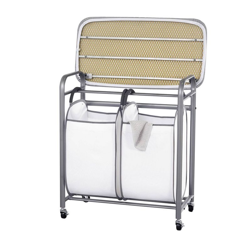 Neatfreak Easy Access Double Laundry Sorter with Folding Table
