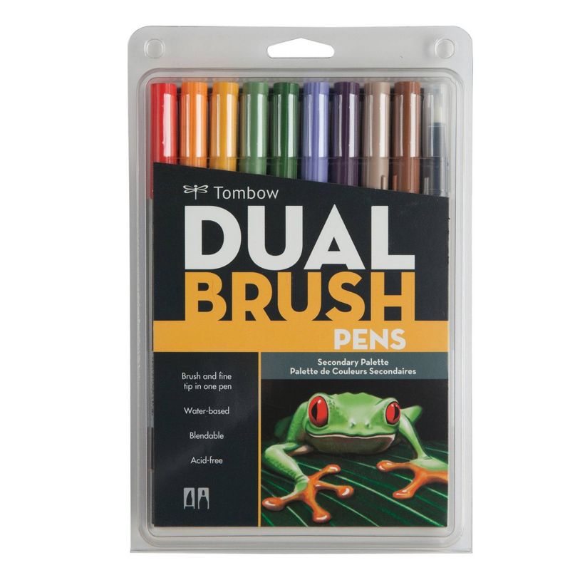 Tombow 10ct Dual Brush Pen Art Markers - Secondary