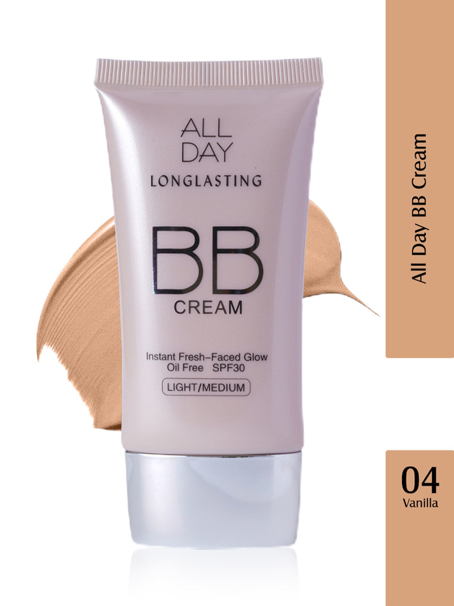 Glam21 All Day Long Lasting BB Cream SPF 30 04 Vanilla - 40 gm