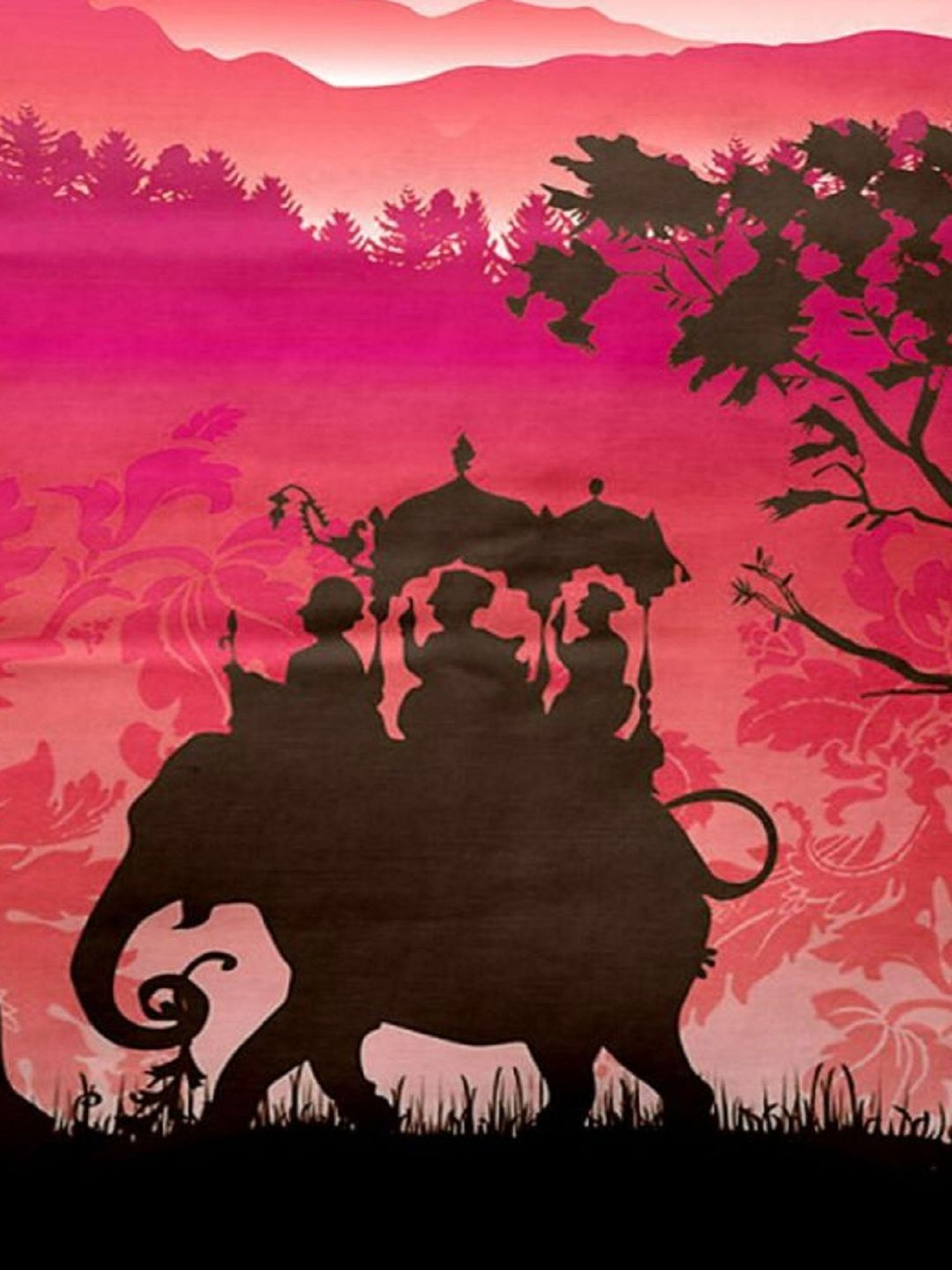 Bianca Red & Black Digitally Printed Cushion Cover - Set Of 5