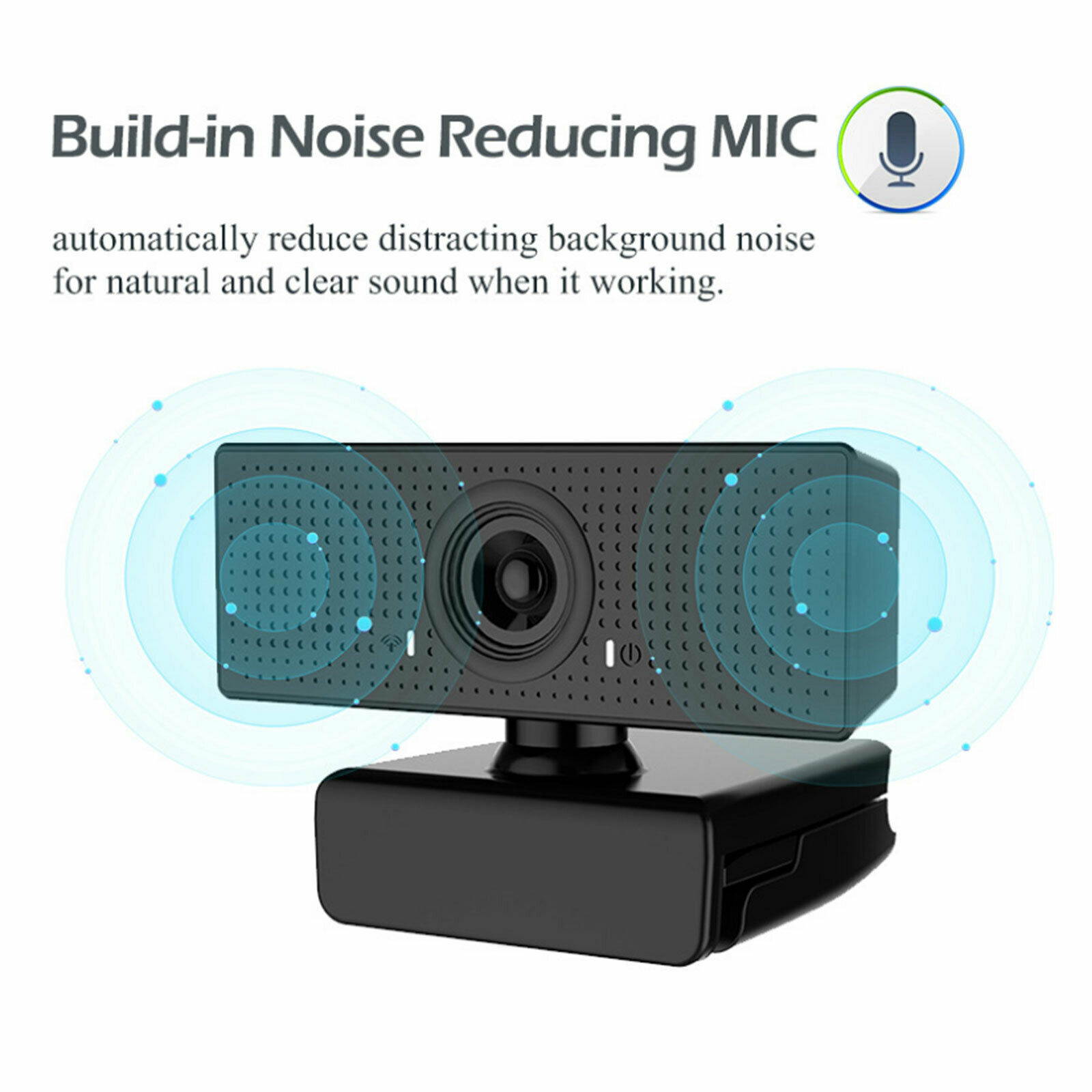 Webcam 1080P FHD Web Camera Auto Focusing Cam Microphone For PC Laptop Desktop