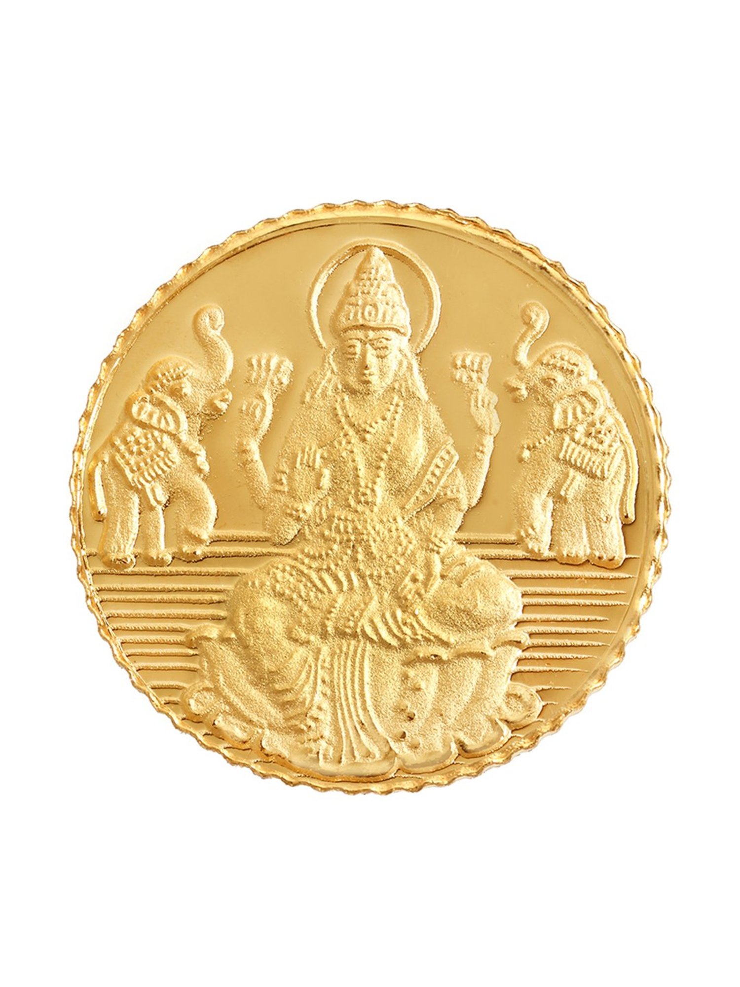 Bangalore Refinery Goddess Lakshmi 24k (999) 10gm Gold Coin