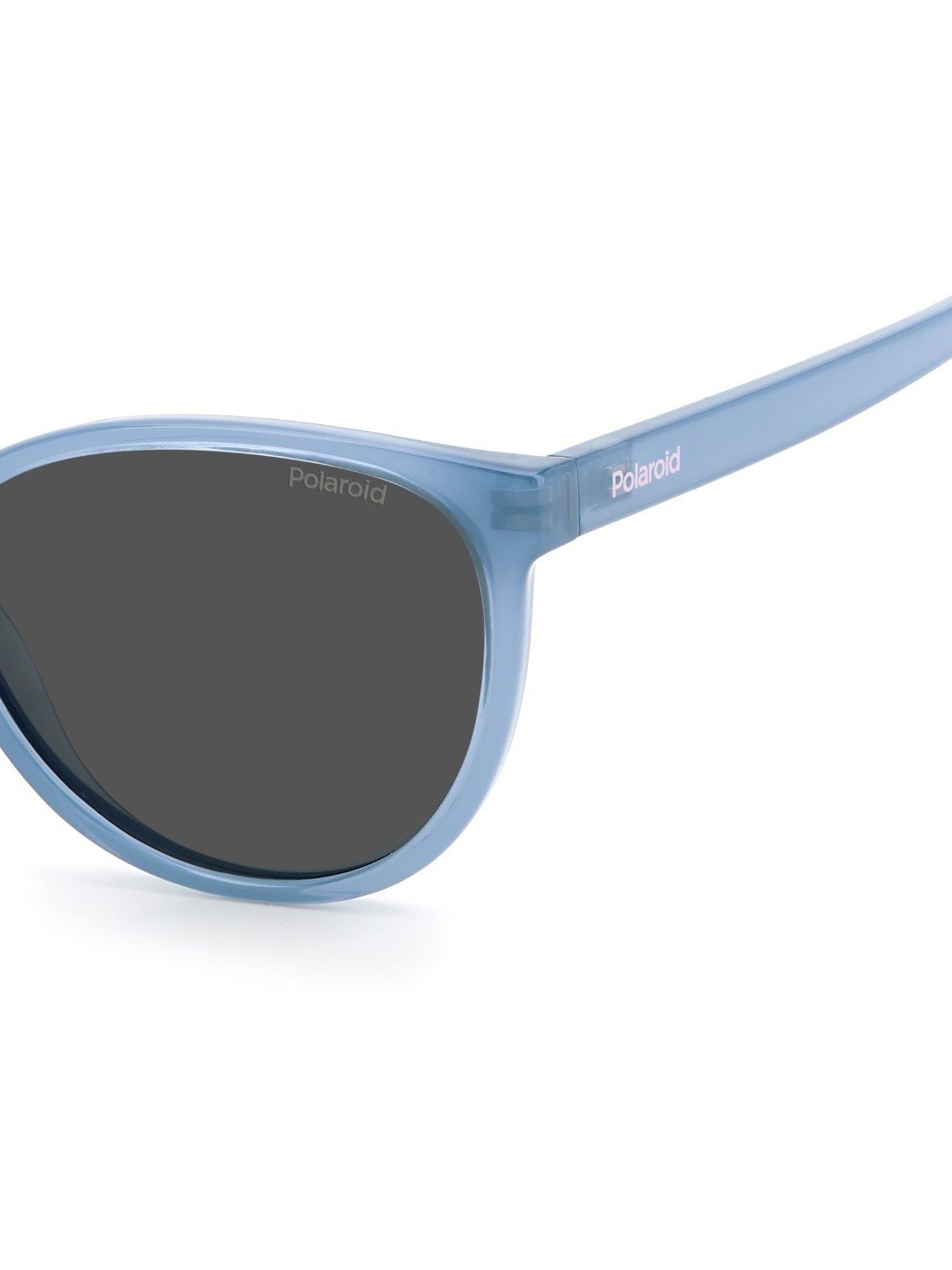 Polaroid Light Blue Round Sunglasses for Kids