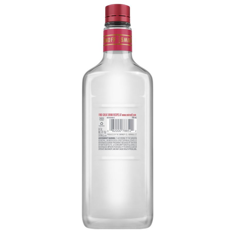 Smirnoff Raspberry Flavored Vodka - 750ml Plastic Bottle