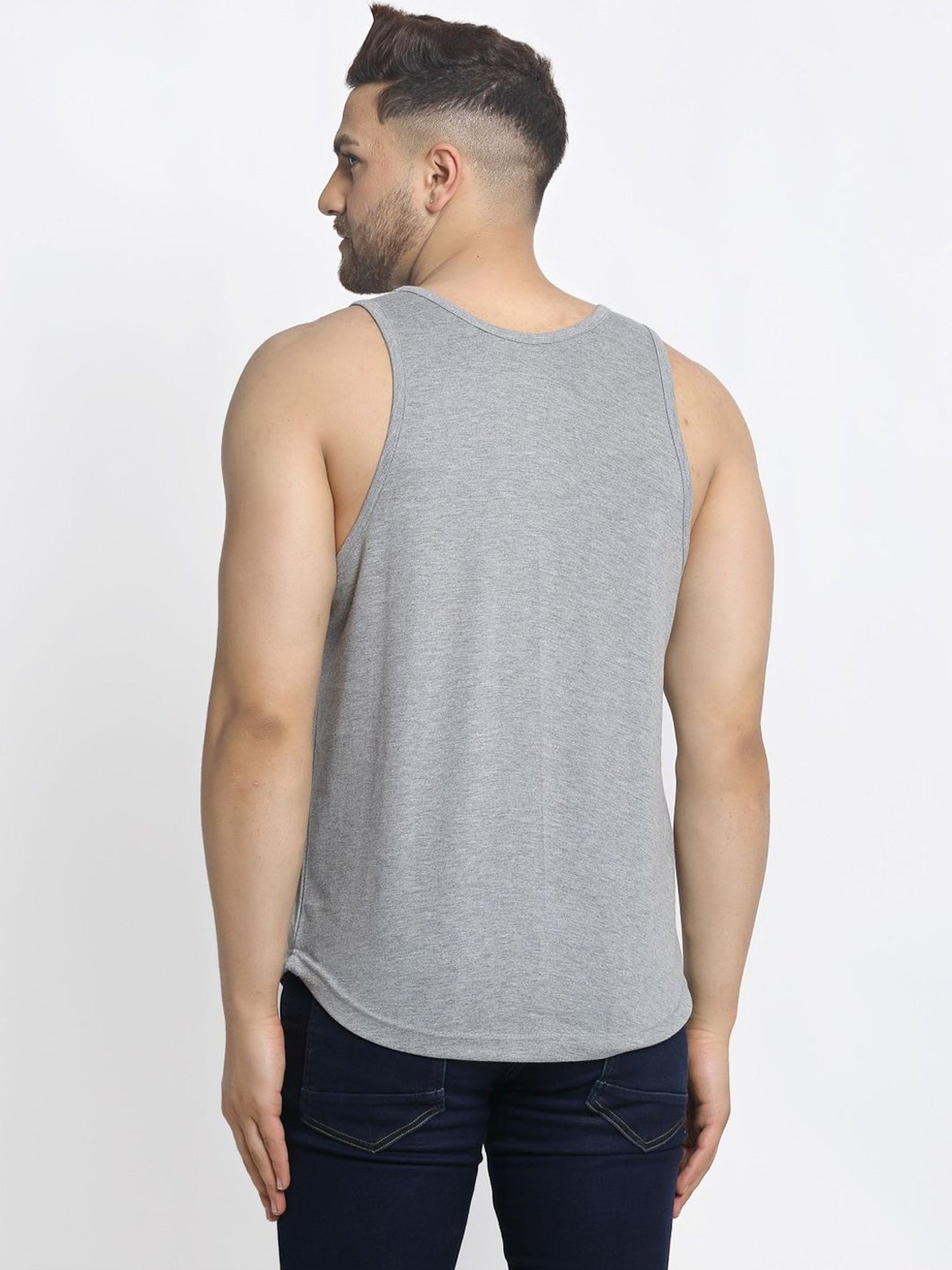 Bodycare Anthra Melange Regular Fit Thermal Top