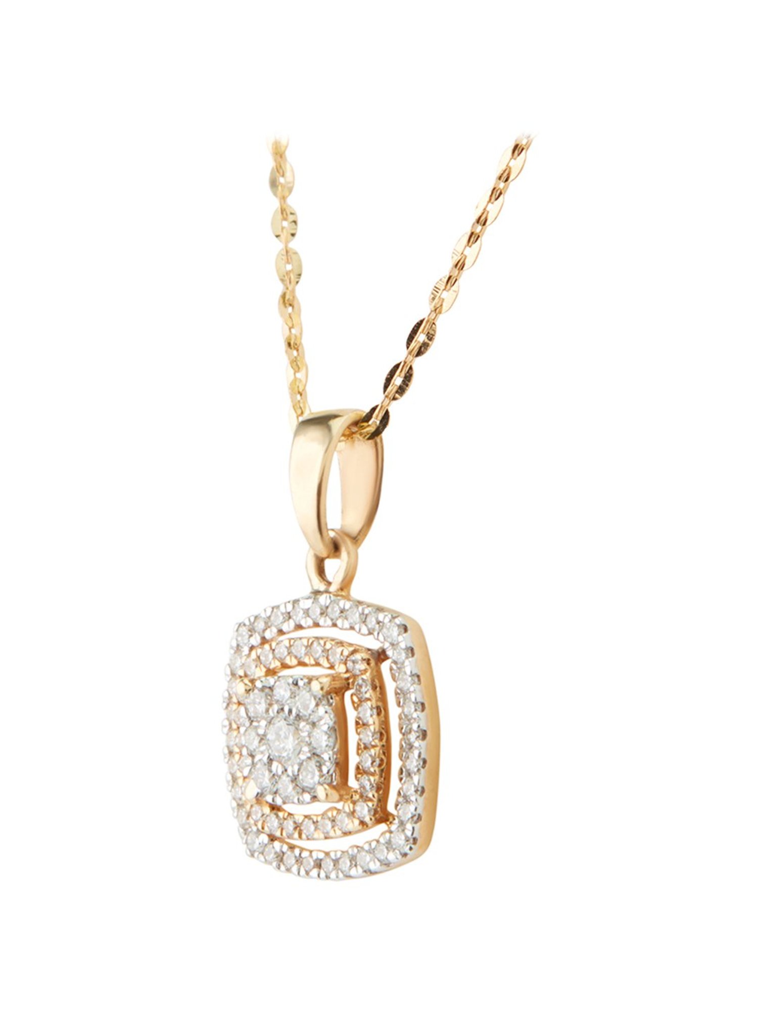 Waman Hari Pethe Jewellers 18k Gold & Diamond Pendant without Chain for Women