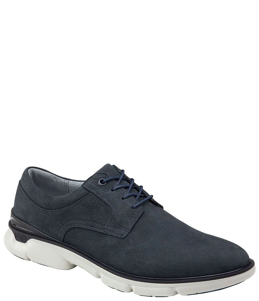 Johnston & Murphy Men's XC4 Tanner Nubuck Plain Toe Lace-Up Oxfords