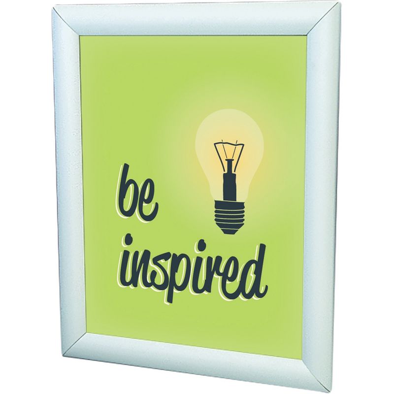 Deflecto Wall Mount Display Frame 24"x36" Silver 690005