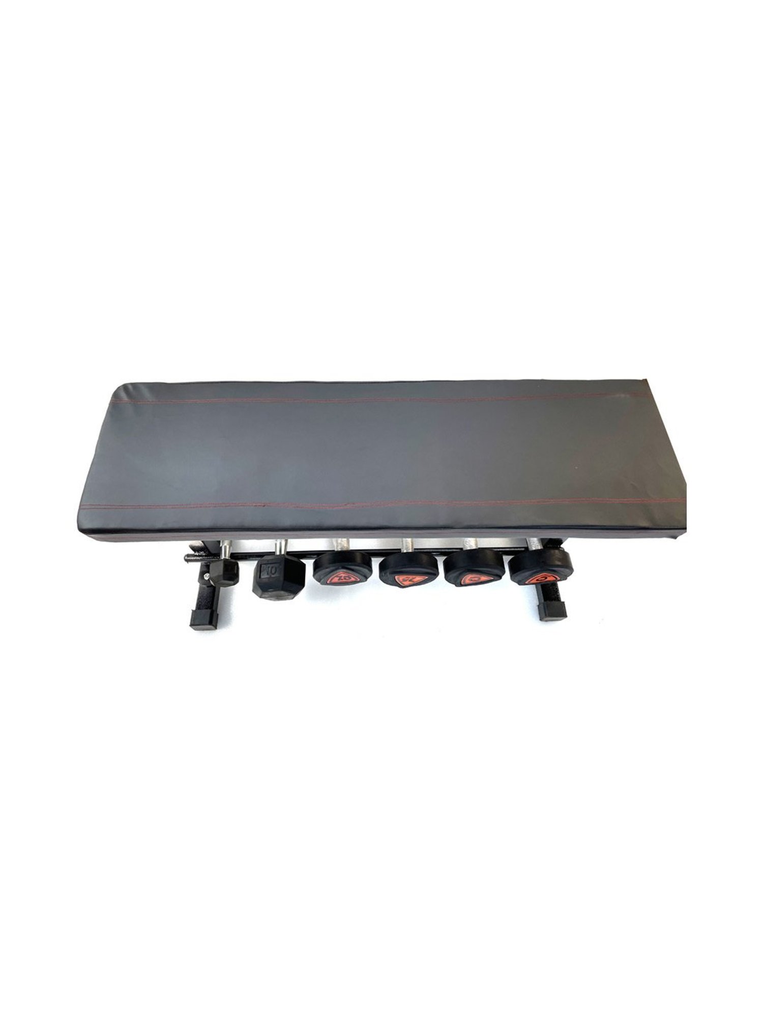Protoner Flat Weight Lifting Bench (Black) Size - 106x45x18