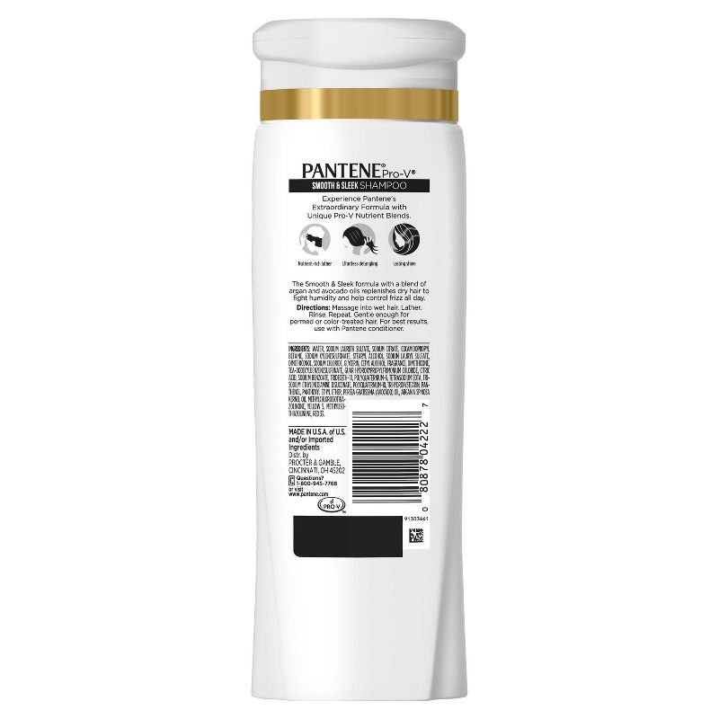 Pantene Pro-V Smooth and Sleek Shampoo - 12.6 fl oz