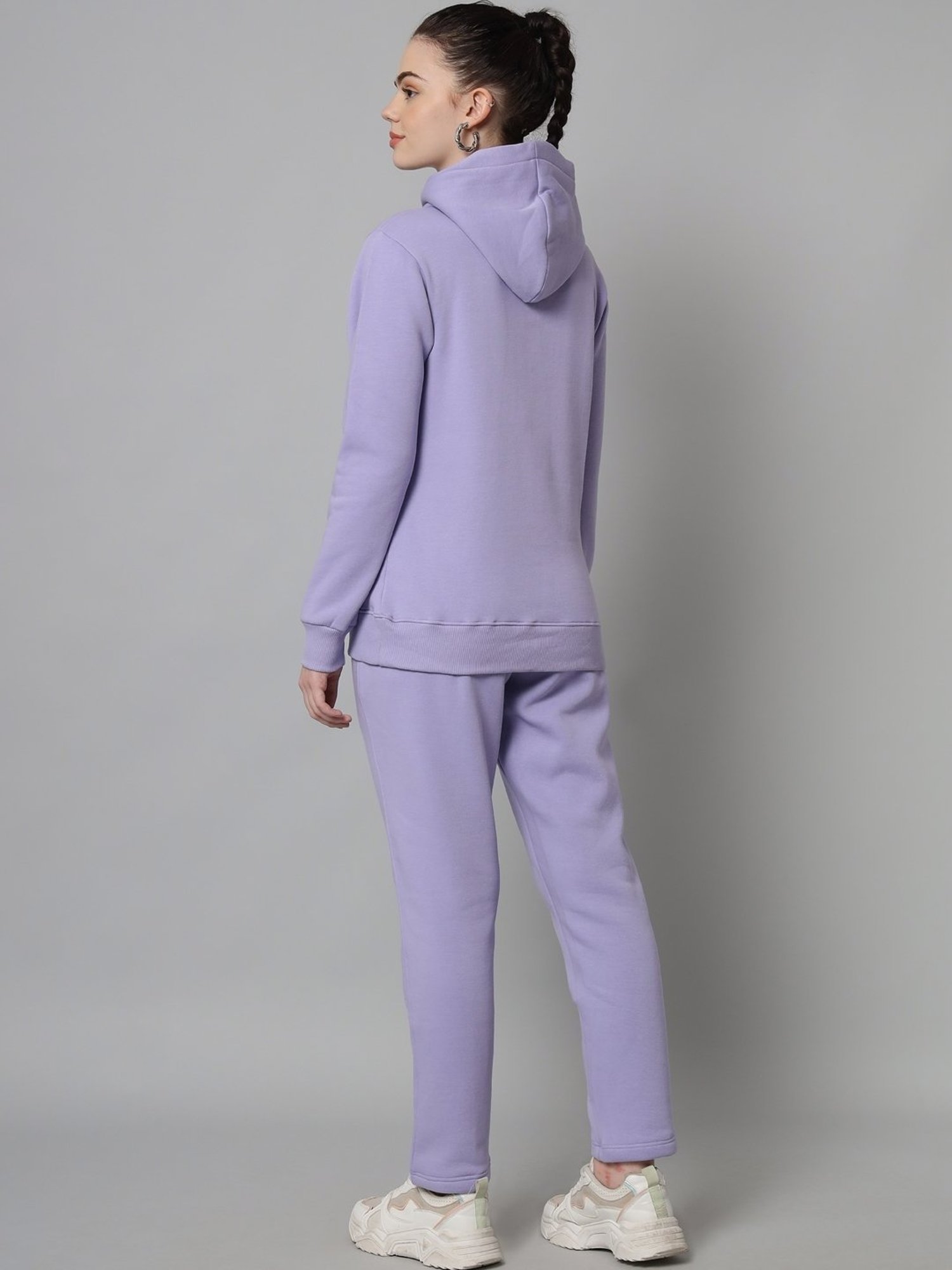 GRIFFEL Purple Regular Fit Track Suit