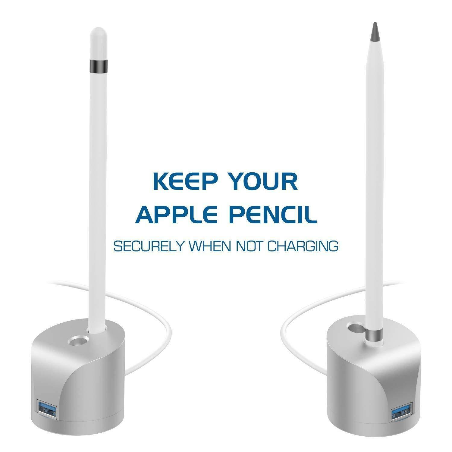 MoKo for Apple Pencil iPad Stand Station Charger Cradle Dock /Desktop Pen Holder