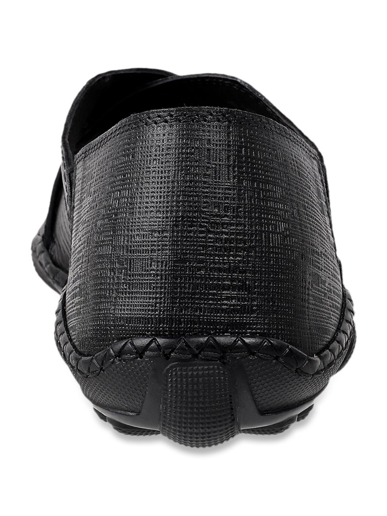 J. Fontini by Mochi Men's Black Cross Strap Sandals