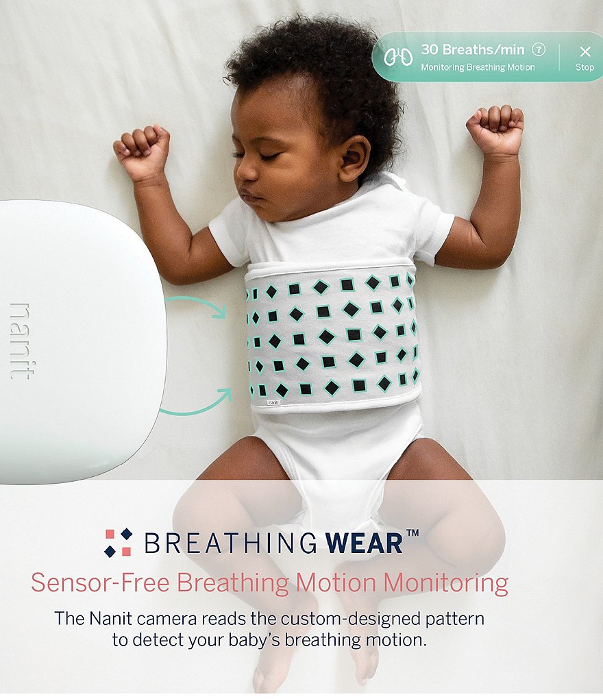 Nanit Baby 3-24 Months Breathing Wear Band for Nanit Cameras