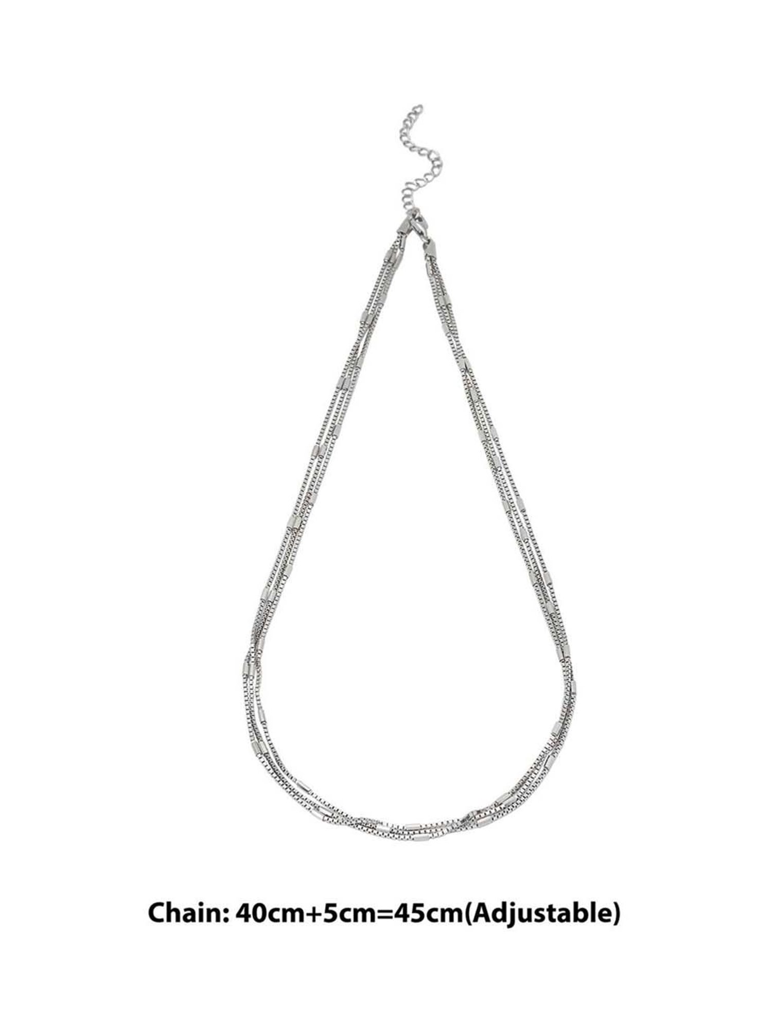 Zavya Sleek and Modern Golden Plated 92.5 Sterling Silver Box Chain