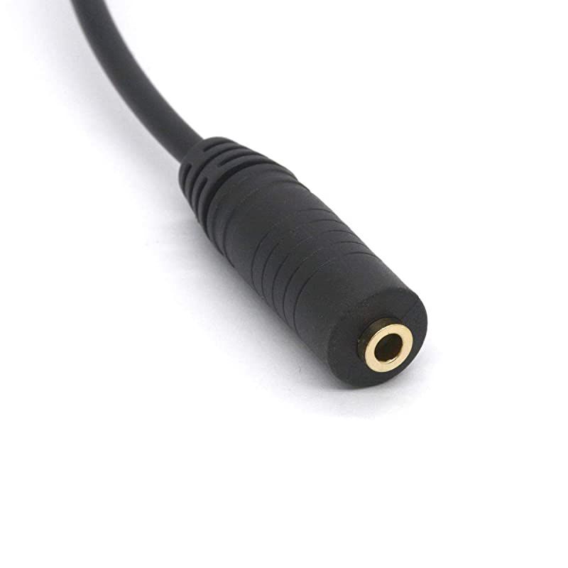 Headphone Terminal to 35mm Audio Cable Female Head Converter Connector Extension