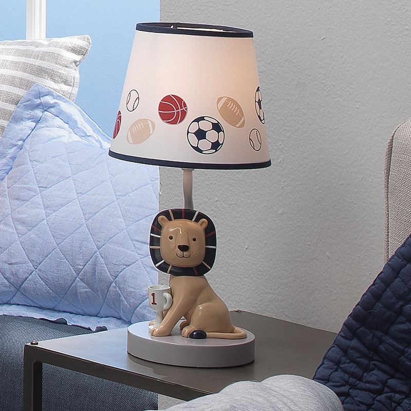 18" 2-Light Luna Clamp Arm Table Lamp with Mushroom Shade Matte Black - Globe Electric