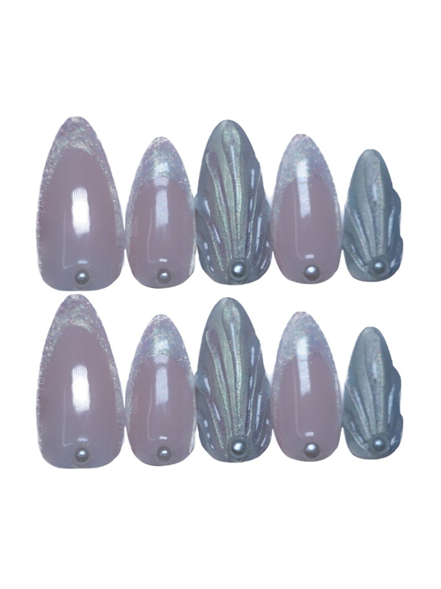 SOEZI Reusable Press On Nails Application Kit - The Little Mermaid