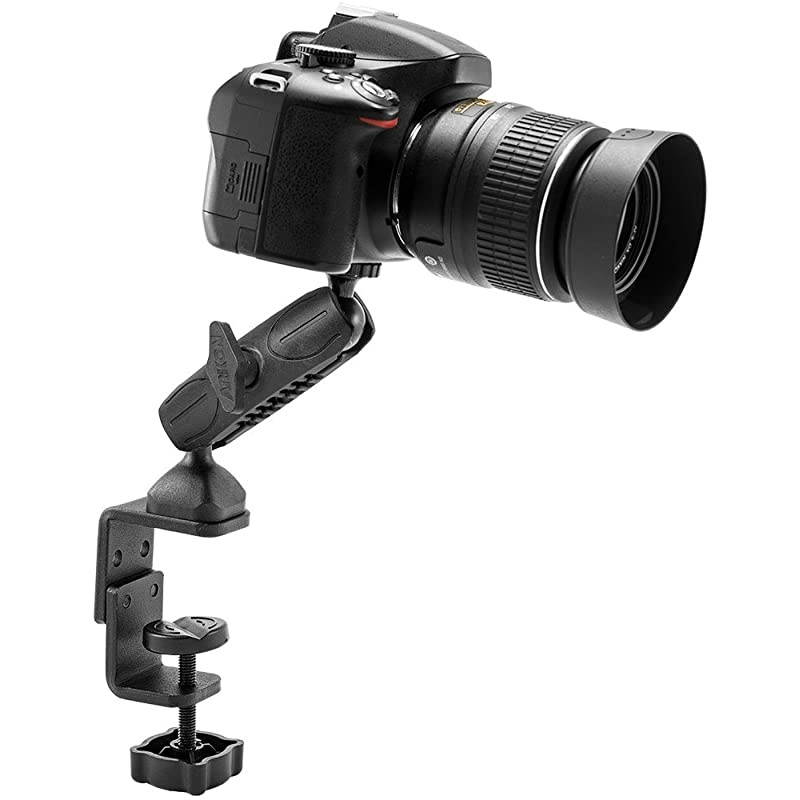 Heavy Duty Camera Clamp Mount with 14 20 Mounting Bolt for Nikon Sony Canon Olympus Panasonic Cameras