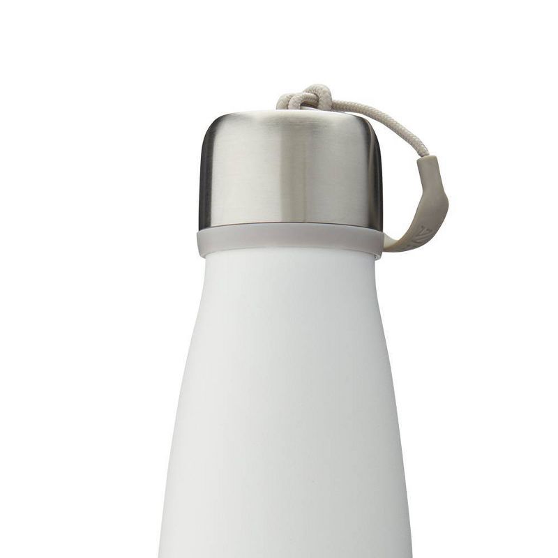 Avana 18oz Ashbury with Stainless Steel Cap - White