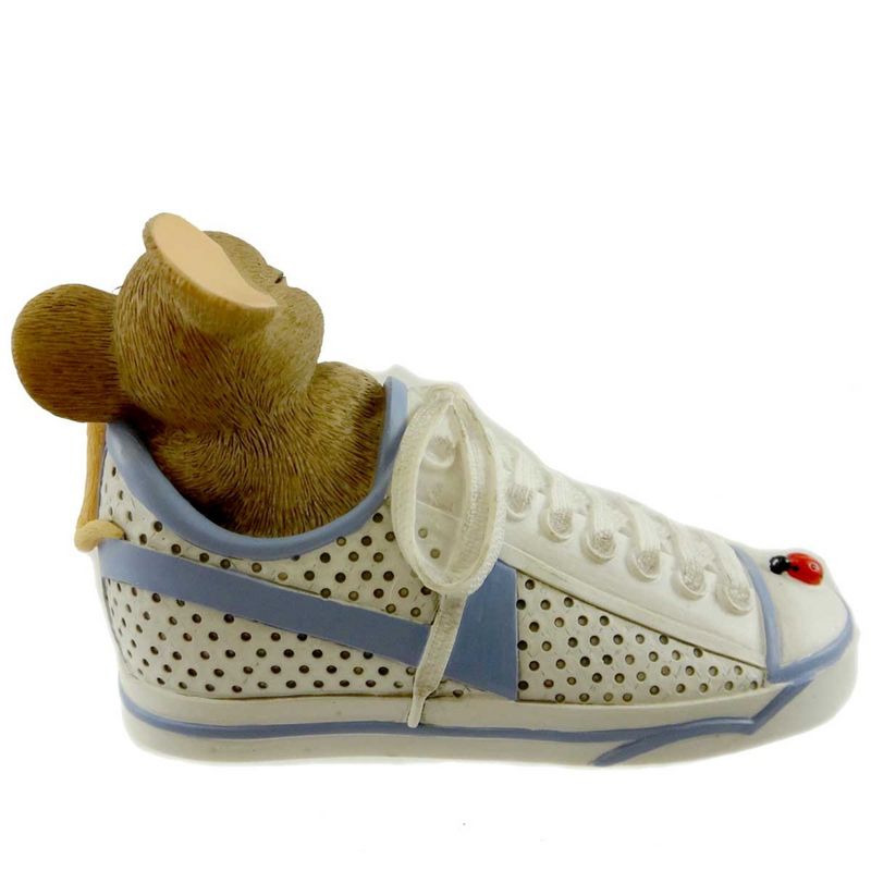 Charming Tails May You Never Run Out Of Dreams Sleeping Mouse Shoe  -  Decorative Figurines