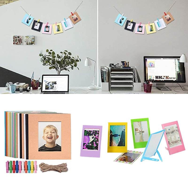 Instant Camera Accessories Bundle Compatible for Fujifilm Mini 9 Mini 8+ Mini 8 Instant Film Camera Includes Camera Case Album Frame Stickers Strapetc Alpaca