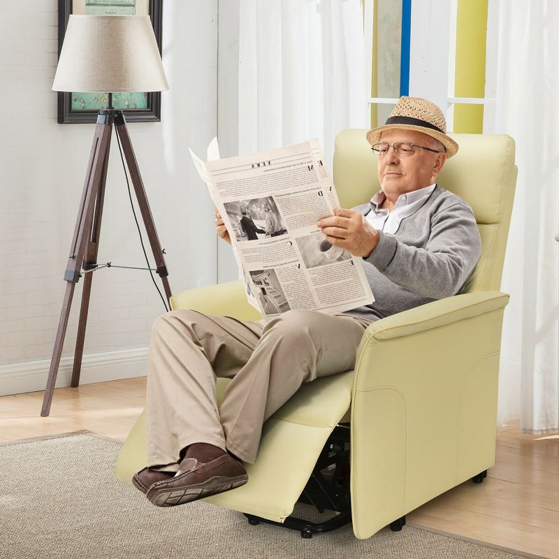 Gorelax Electric Power Lift Massage Recliner Chair Sofa w/Remote Control Beige