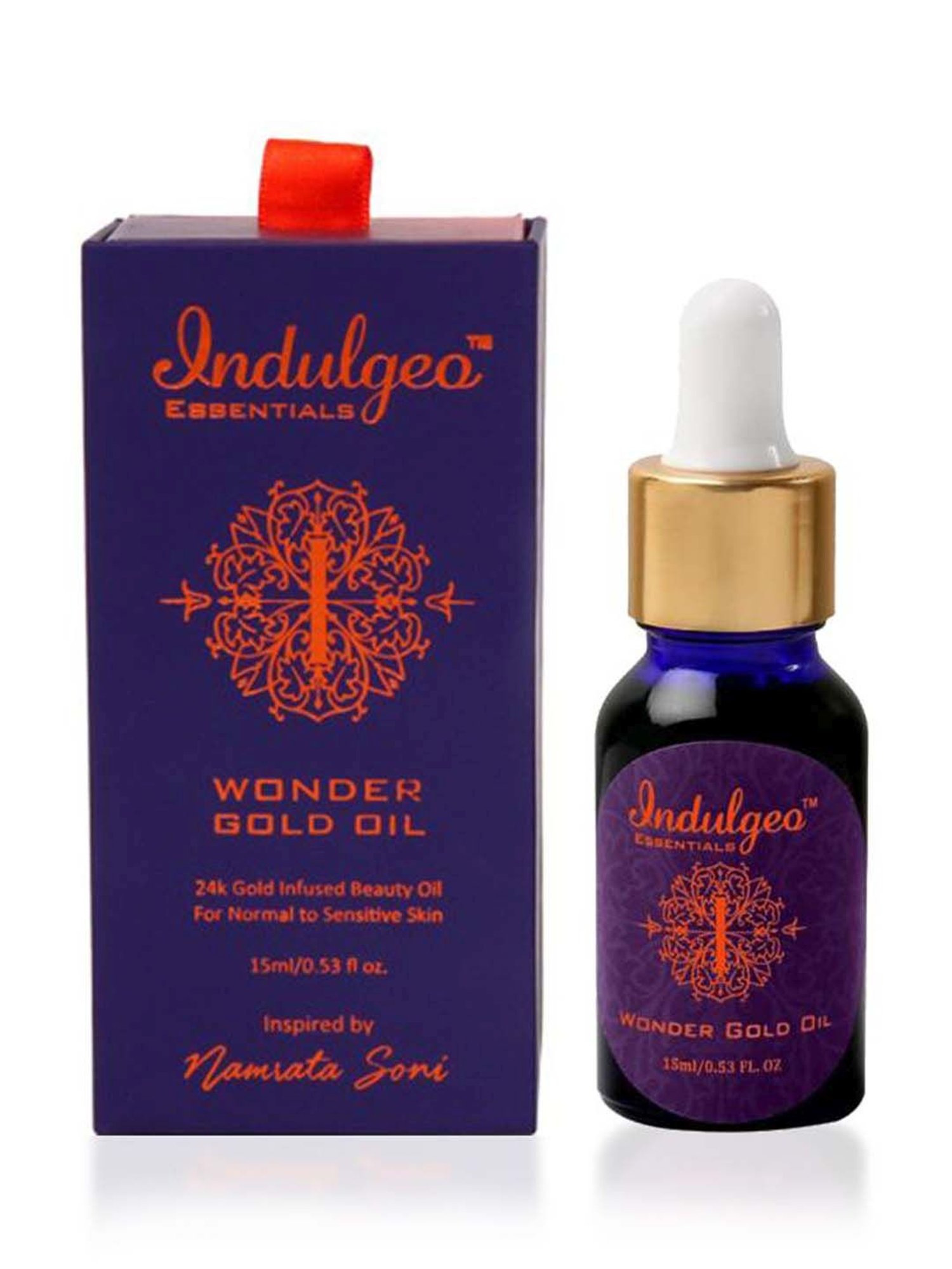 Indulgeo Essentials Wonder Gold Beauty Oil - 15 ml